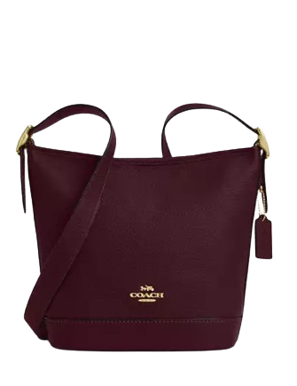 Coach Jude Duffle Bag Dark Wine