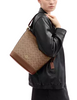 Coach Jude Duffle Bag In Signature Canvas Tan Brown