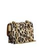 Coach Klare Crossbody Bag With Leopard Print And Signature Canvas Walnut