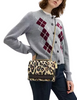 Coach Klare Crossbody Bag With Leopard Print And Signature Canvas Walnut