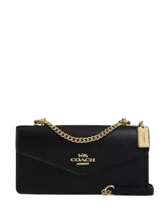 Coach Klare Envelope Crossbody Bag Black