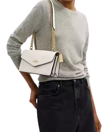 Coach Klare Envelope Crossbody Bag Chalk