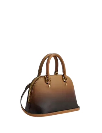 ショルダーバッグ COACH mini satchel camel Coach Lara Mini Satchel Bag With Ombre | Brixton Baker