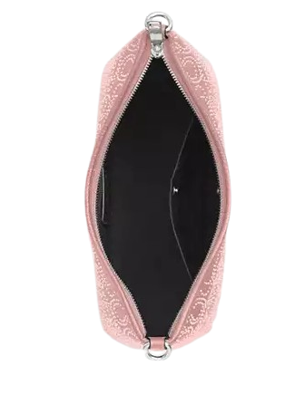 Coach Laurel Shoulder Bag With Signature Rivets Pink Petal