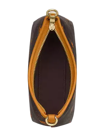 Coach Laurel Small Shoulder Bag In Signature Canvas With Floral Print Walnut Yellow