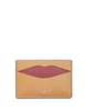 Coach Lip Card Case Latte