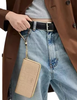 Coach Long Zip Around Wallet In Signature Leather Oat