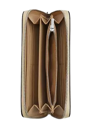 Coach Long Zip Around Wallet With Lemon Print Garden Glade