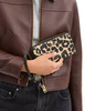 Coach Long Zip Around Wallet With Leopard Print