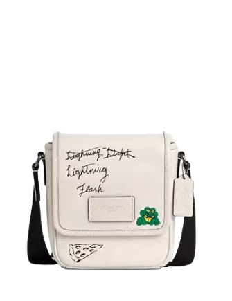 Coach Lucas Crossbody Bag With Sketch Print Chalk