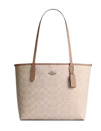 Coach Medium City Tote Bag In Signature Canvas | Brixton Baker