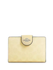Coach Medium Corner Zip Wallet In Signature Canvas Hay