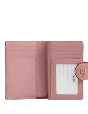 Coach Medium Corner Zip Wallet With Signature Rivets Coach Medium Corner Zip Wallet With Signature Rivets