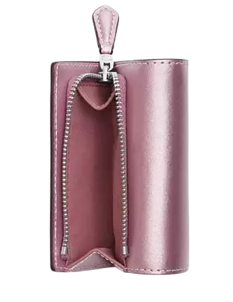 Coach Micro Wallet Metallic Pink