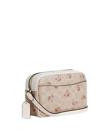 Coach Mini Jamie Camera Bag In Signature Canvas With Floral Coach Mini Jamie Camera Bag In Signature Canvas With Floral
