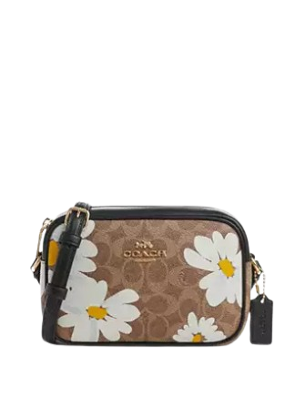 Coach Mini Jamie Camera Bag In Signature Canvas With Floral Print Coach Mini Jamie Camera Bag In Signature Canvas With Floral Print