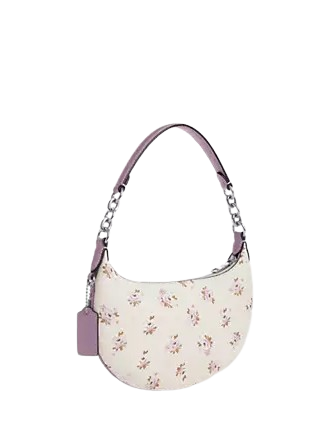 Coach Mini Payton Bag With Floral Print Chalk