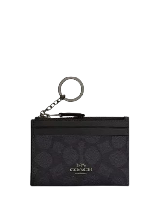 Coach Mini Skinny Id Case In Signature Canvas | Brixton Baker Coach Mini Skinny Id Case In Signature Canvas | Brixton Baker