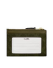 Coach Mini Skinny Id Case In Signature Canvas Olive