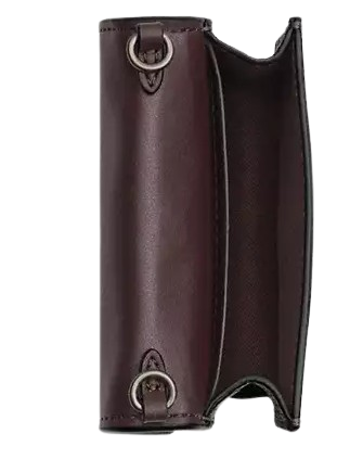 Coach Mini Wallet On A Chain With Floral Applique