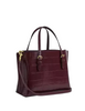 Coach Mollie Tote Bag 25 Dark Wine
