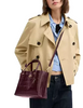 Coach Mollie Tote Bag 25 Dark Wine