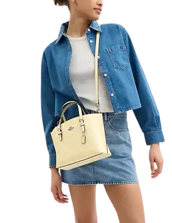 Coach Mollie Tote Bag 25 In Signature Canvas Hay