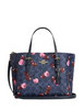 Coach Mollie Tote Bag 25 In Signature Canvas With Cherry Print Denim