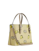 Coach Mollie Tote Bag 25 With Lemon Print Garden Glade
