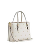 Coach Mollie Tote Bag 25 With Star Print Chalk