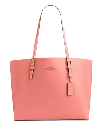 Coach Mollie Tote Bag Bright Coral