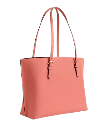 Coach Mollie Tote Bag Bright Coral