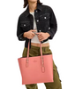 Coach Mollie Tote Bag Bright Coral