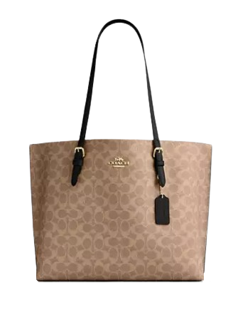 Coach tan tote bag clearance