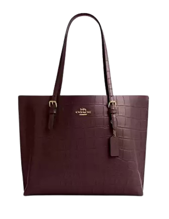 Coach burgundy bag sales