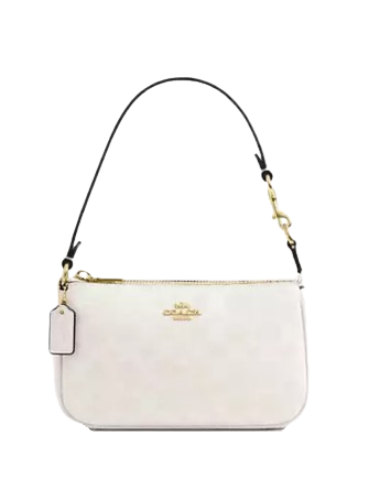 Coach Nolita 19 In Signature Canvas White Chalk
