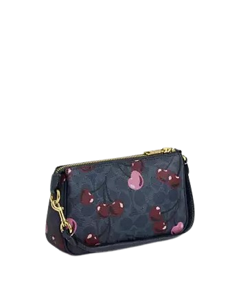 Coach Nolita 19 In Signature Canvas With Cherry Print Denim