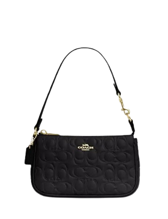 Coach Nolita 19 In Signature Leather Black