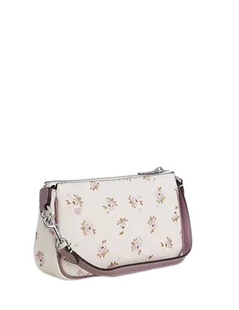 Coach Nolita 19 With Floral Print Chalk