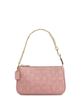 Coach Nolita 19 With Signature Rivets Pink Petal