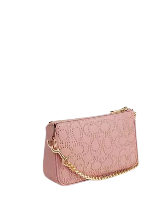 Coach Nolita 19 With Signature Rivets Pink Petal
