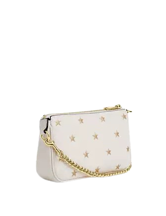 Coach Nolita 19 With Star Print Chalk
