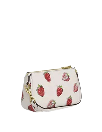Coach Nolita 19 With Strawberry Print Chalk