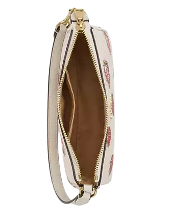 Coach Nolita 19 With Strawberry Print Chalk