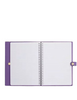 Coach Notebook With Floral Print Lilac