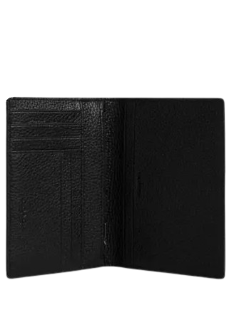 Coach Passport Card Case Black
