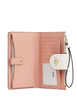 Coach Phone Wallet In Signature Canvas With Floral Print Sand