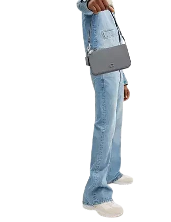 Coach Pouch Bag Grey Blue