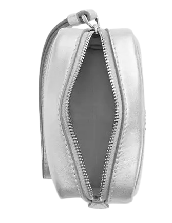 Coach Pouch Wristlet Light Silver