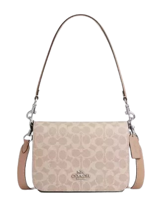 Coach Quinn Bag In Signature Canvas Sand Taupe